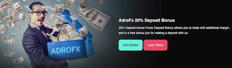 AdroFx - 20% Deposit Bonus
